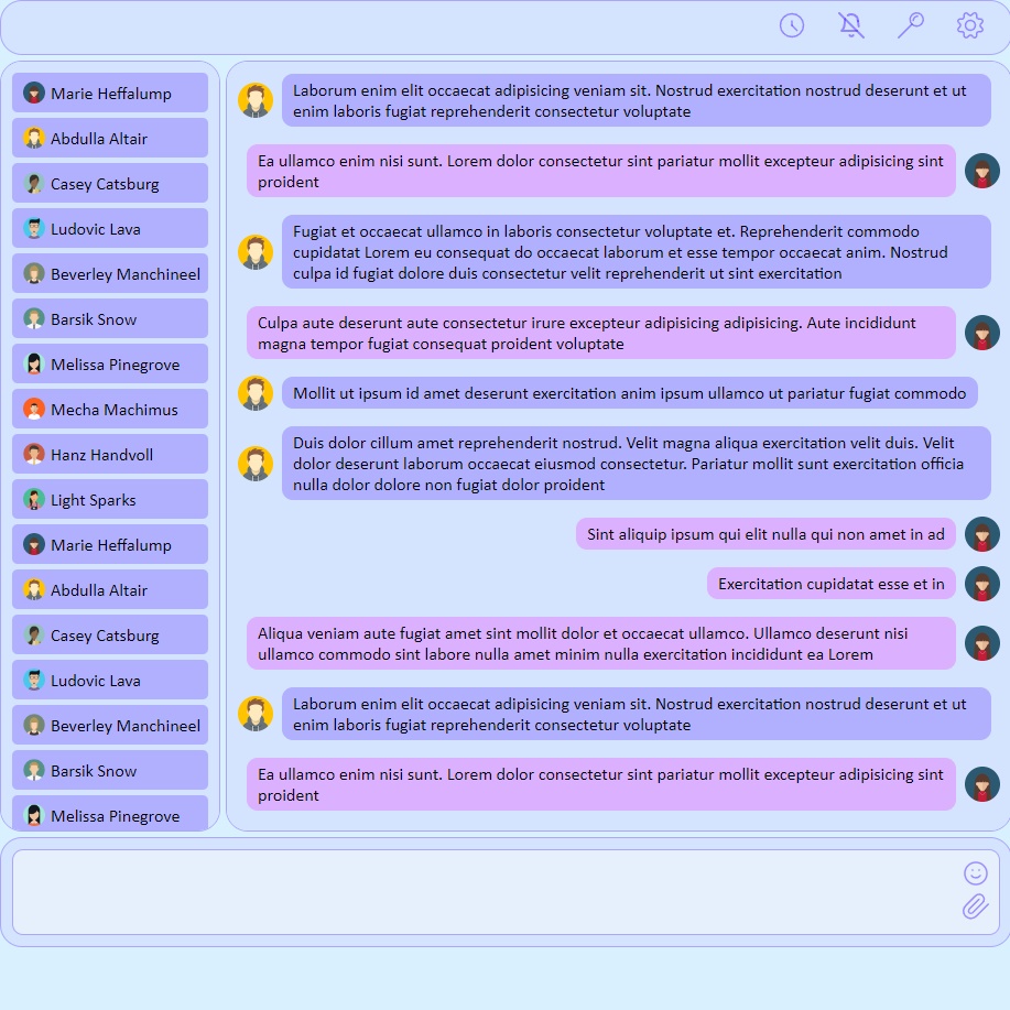 Chat interface